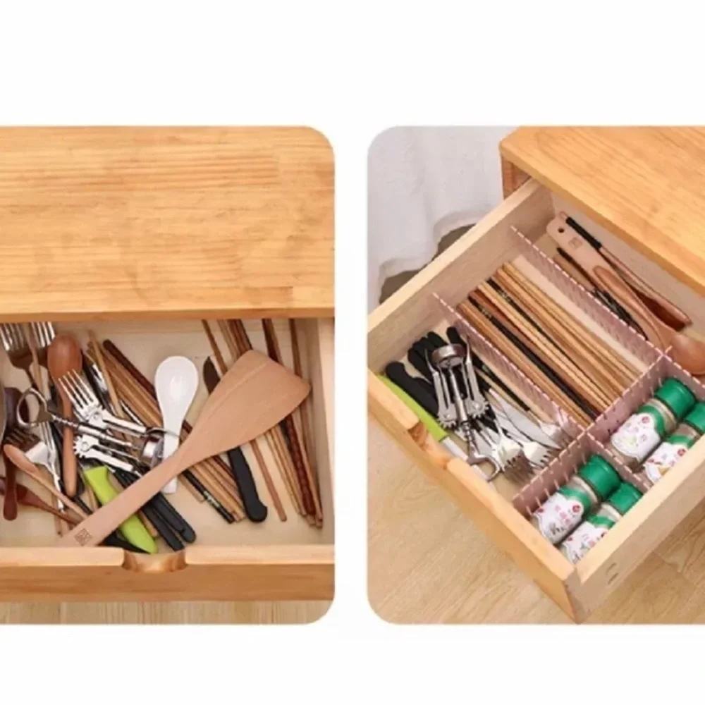 New Drawer Organizers White Set of 2